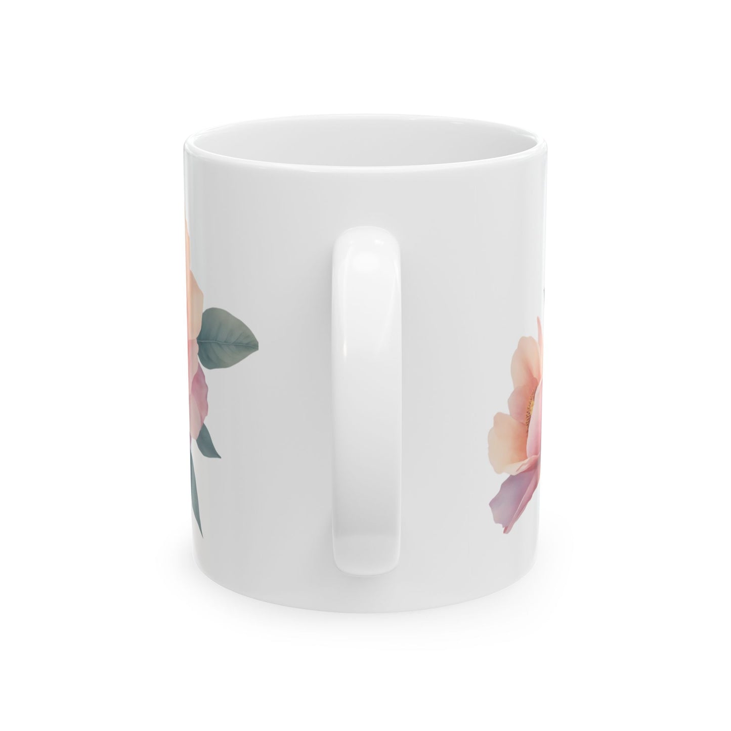 Blush Bloom – Artistic Ceramic Mug