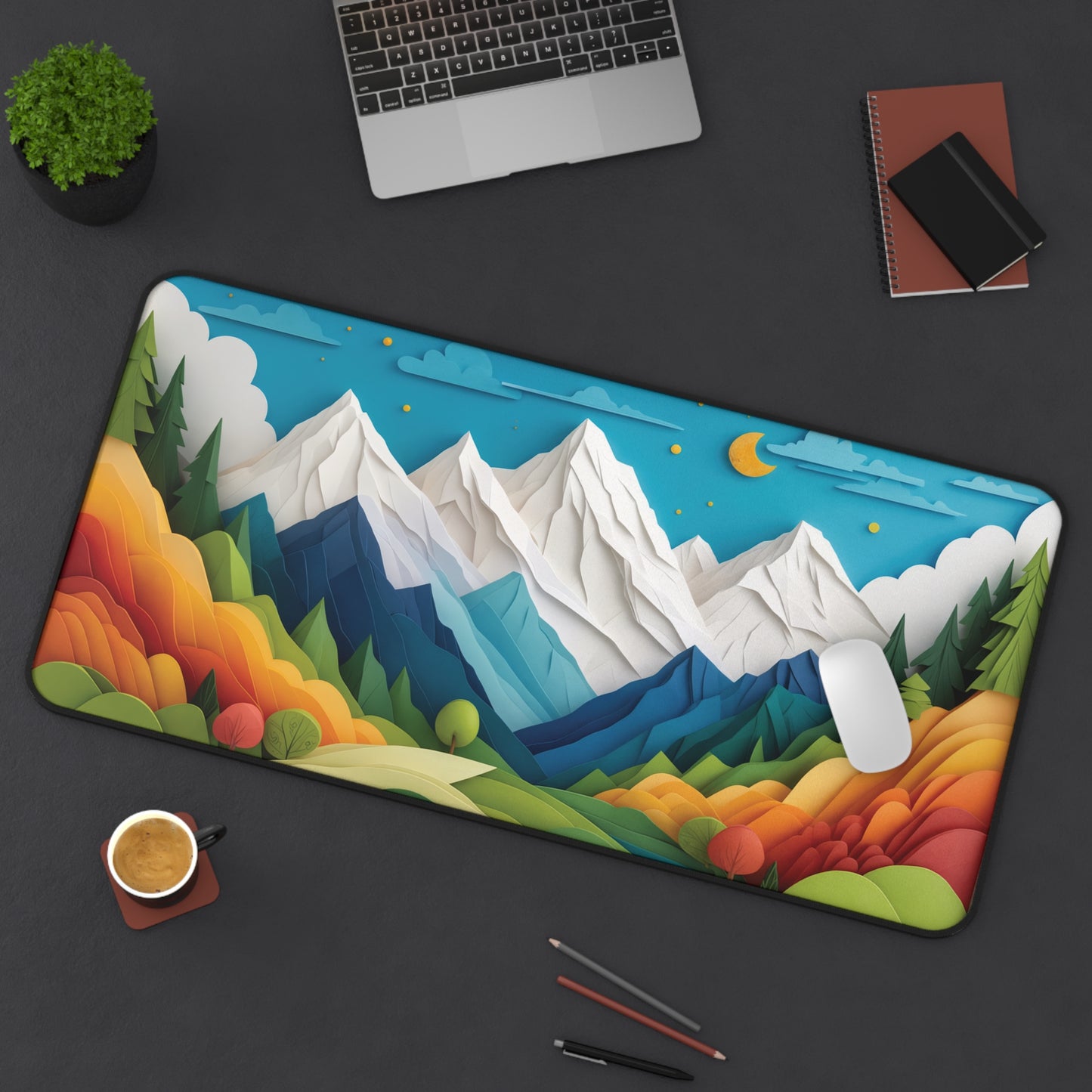 Whispering Himalayas - Scenic Desk Mat