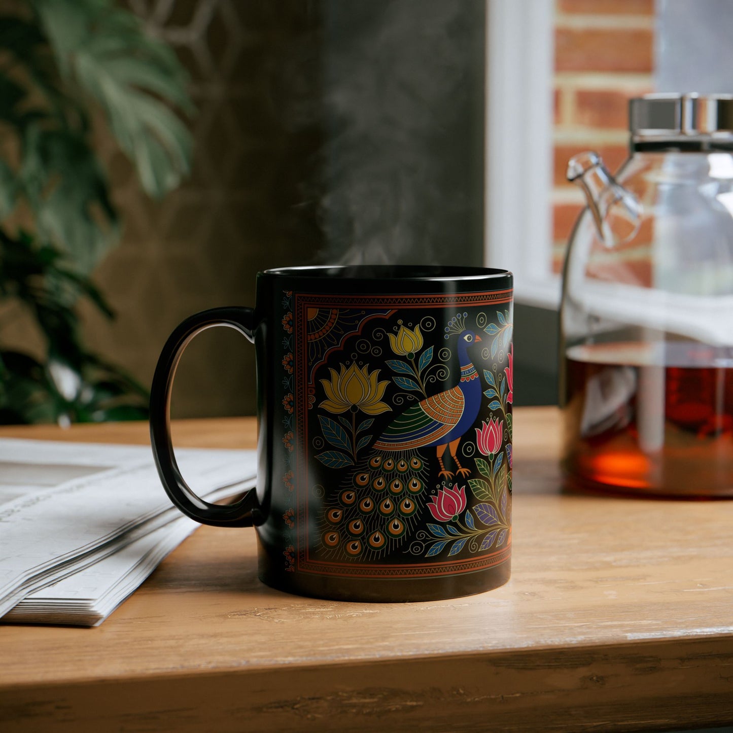 Whispers of Vrindavan – Artistic Ceramic Mug