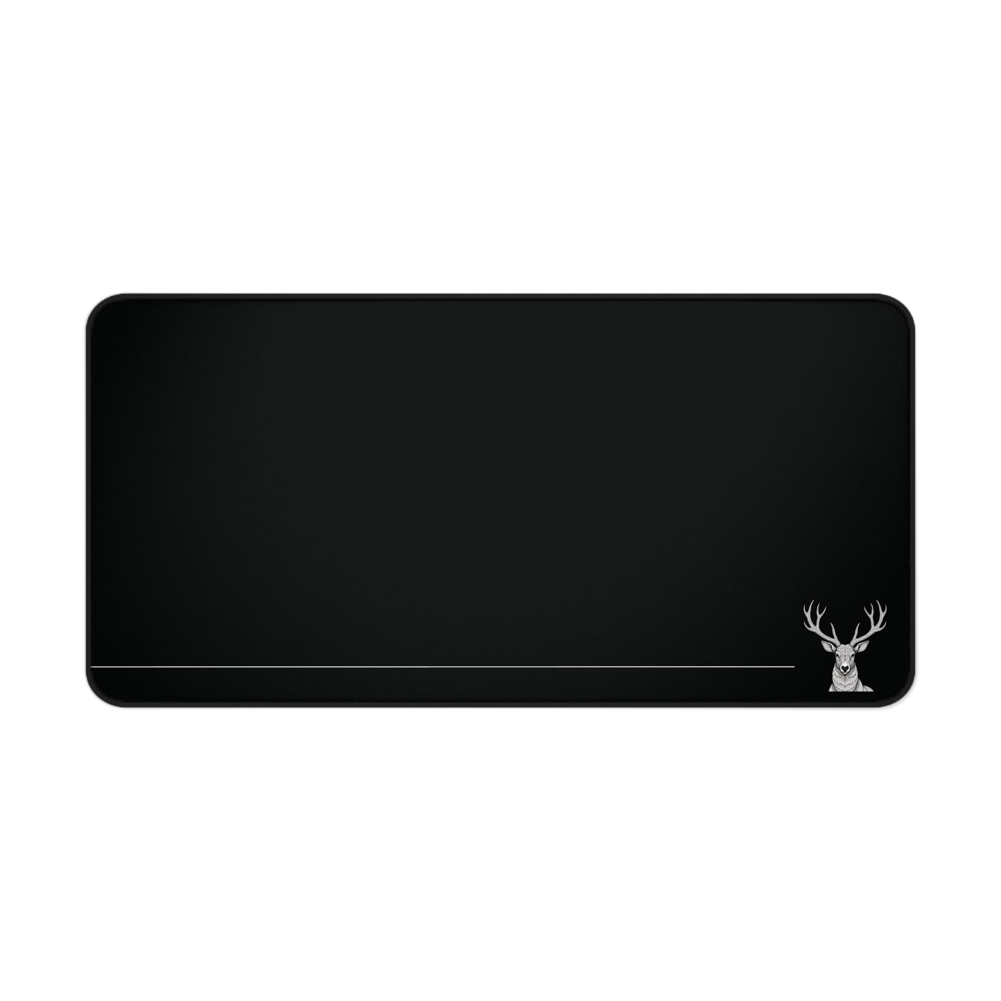 Crowned Stillness – Minimalist Desk Mat