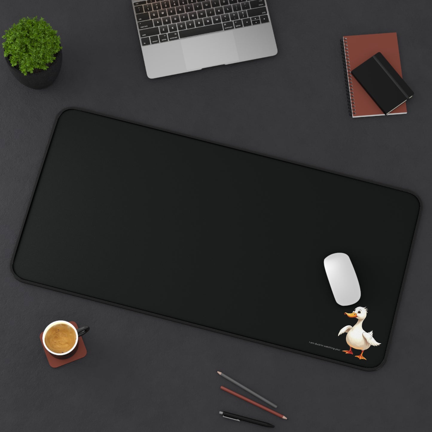 Duck’in Watch – Minimalist Desk Mat