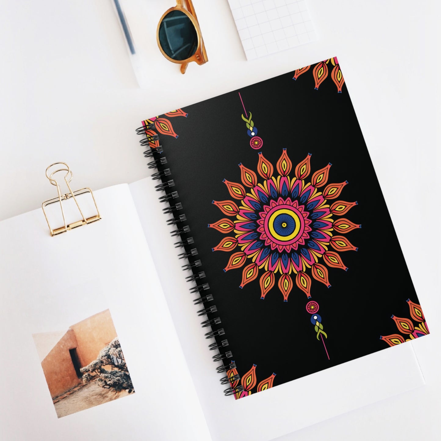Eclipsed Bloom – Spiral Notebook