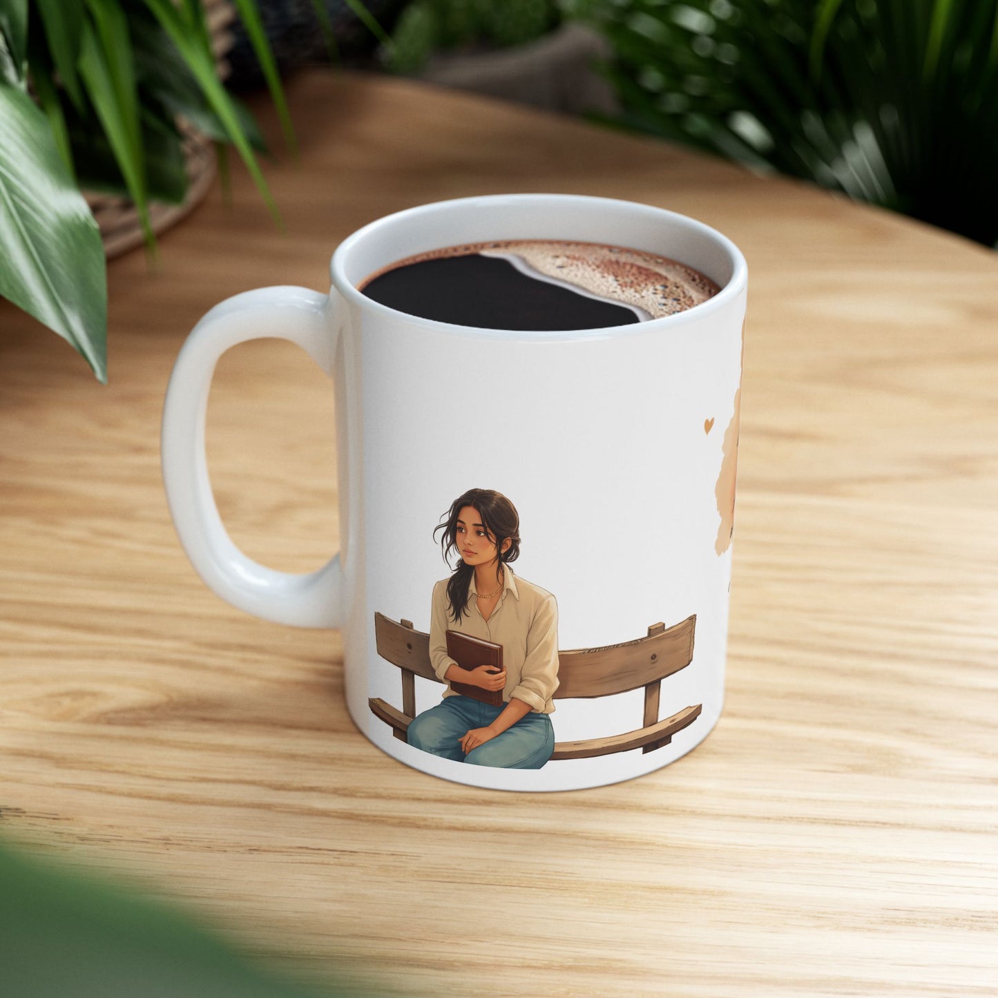 Love Is Just Around – Artistic Ceramic Mug