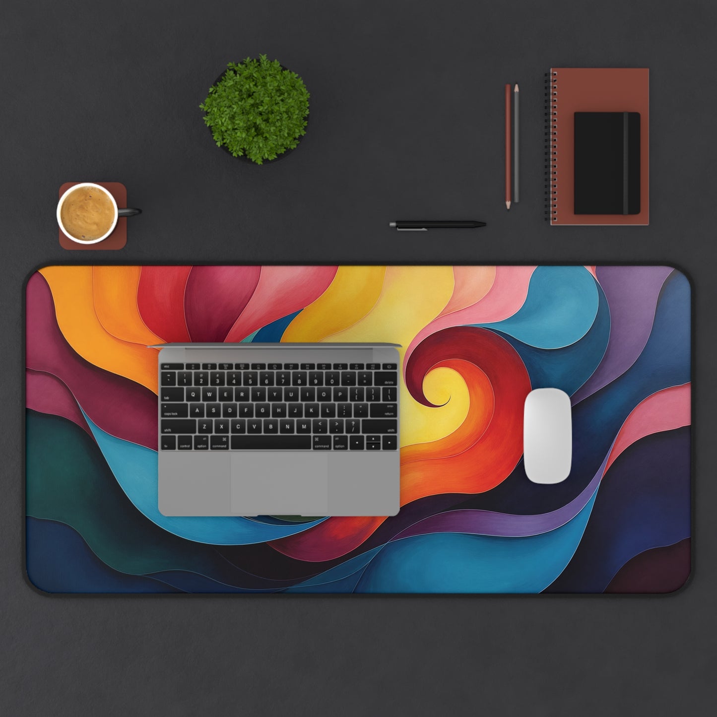 Harmonic Hue β Artistic Desk Mat