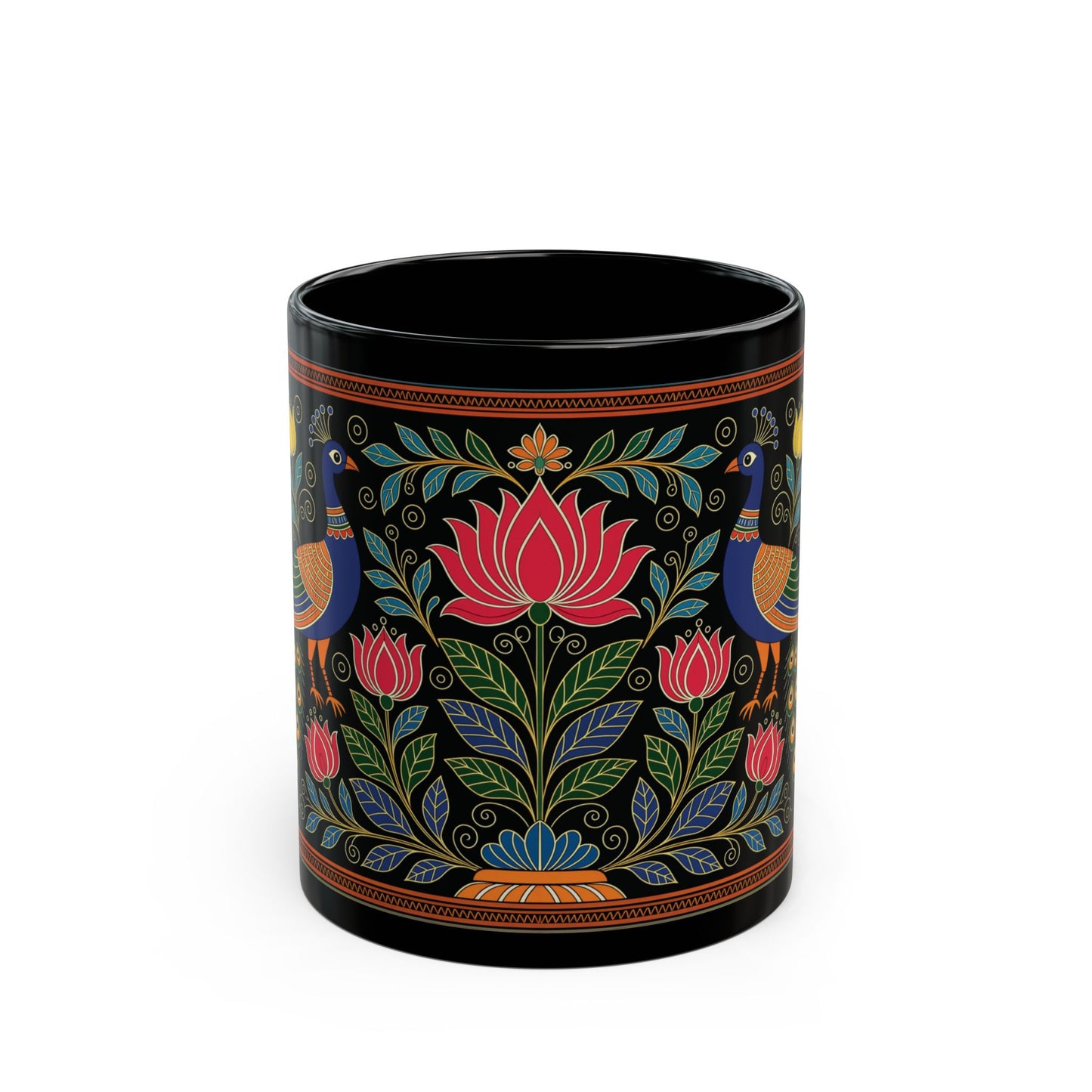 Whispers of Vrindavan – Artistic Ceramic Mug