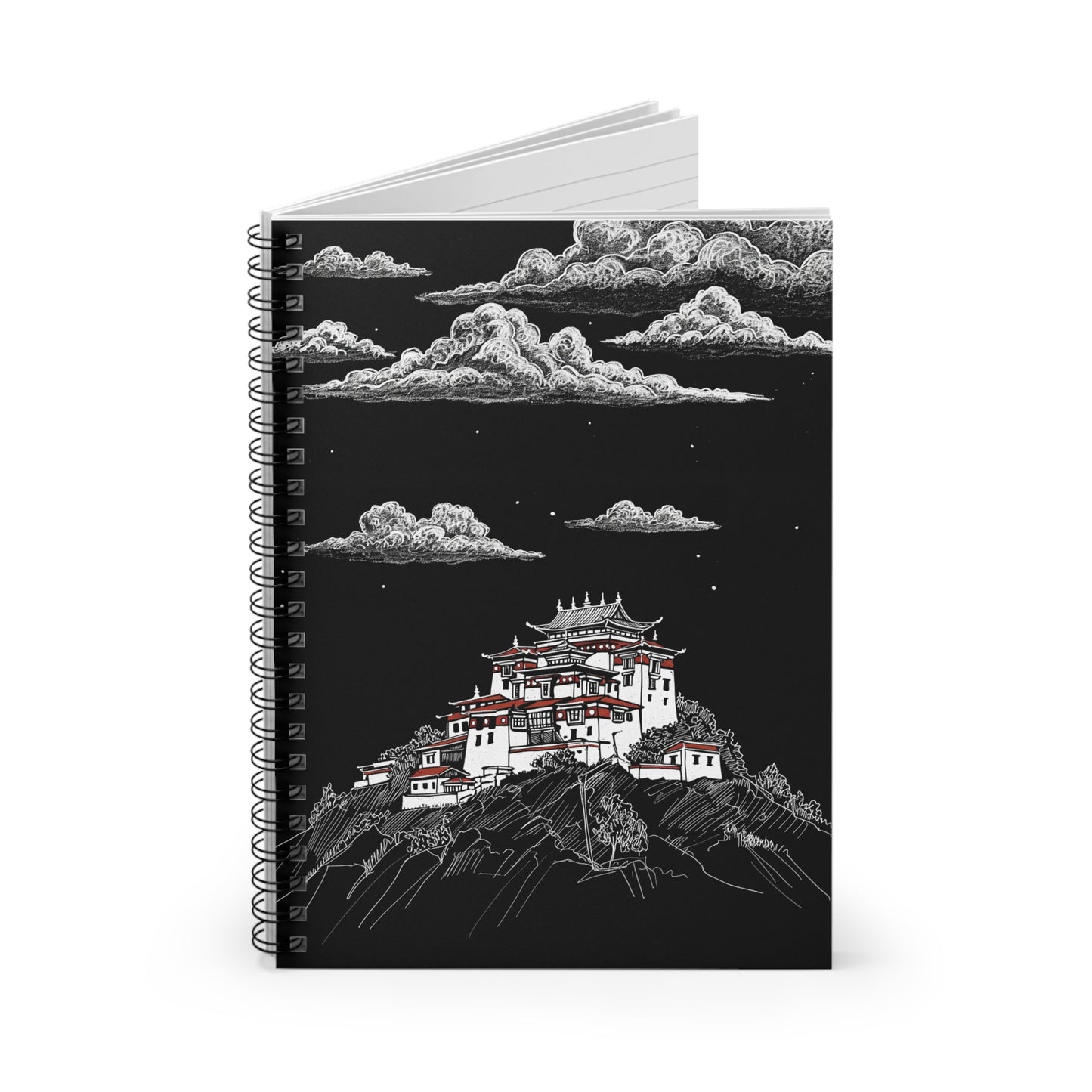 Temple Above Time – Spiral Notebook