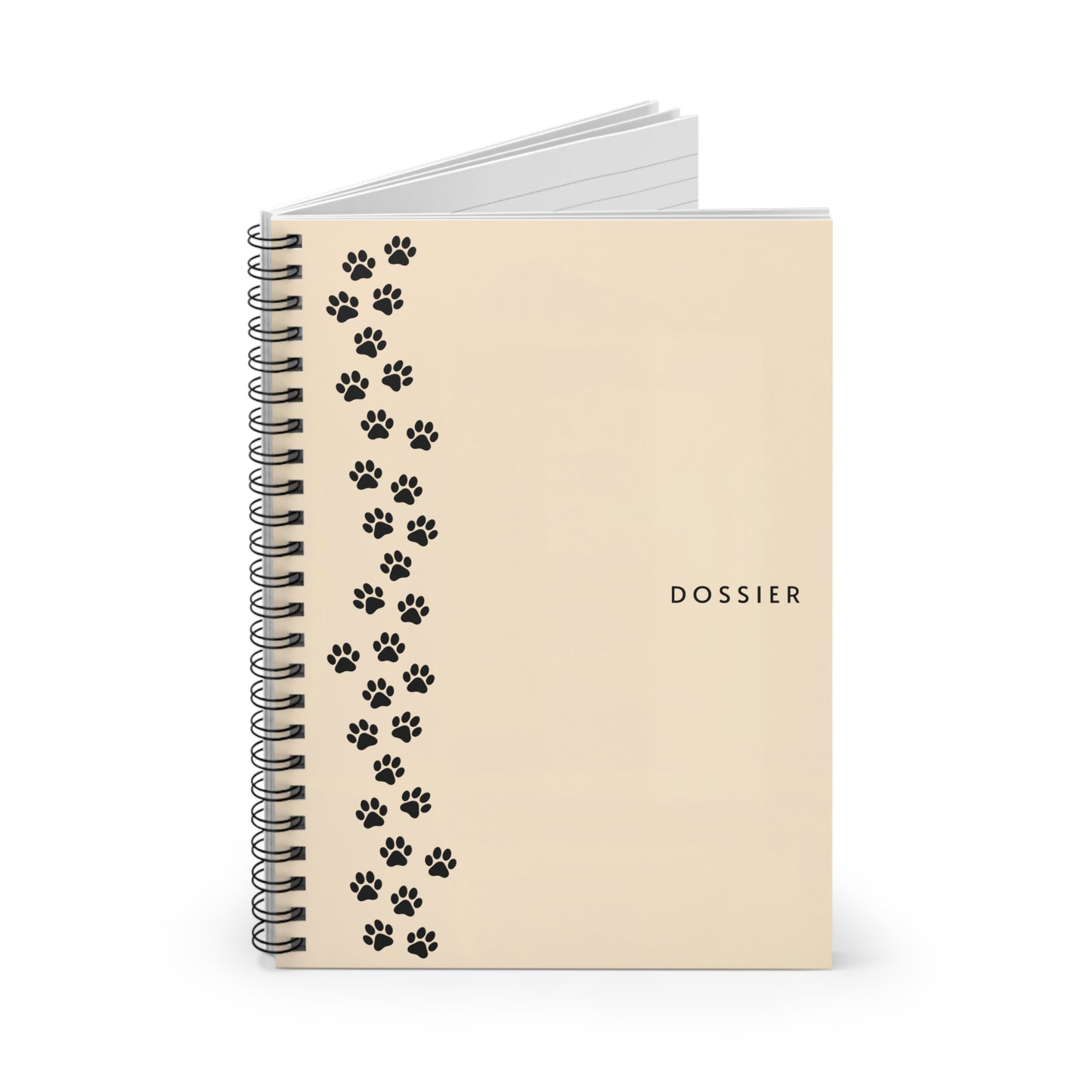 The Pawline Dossier – Minimalist Spiral Notebook