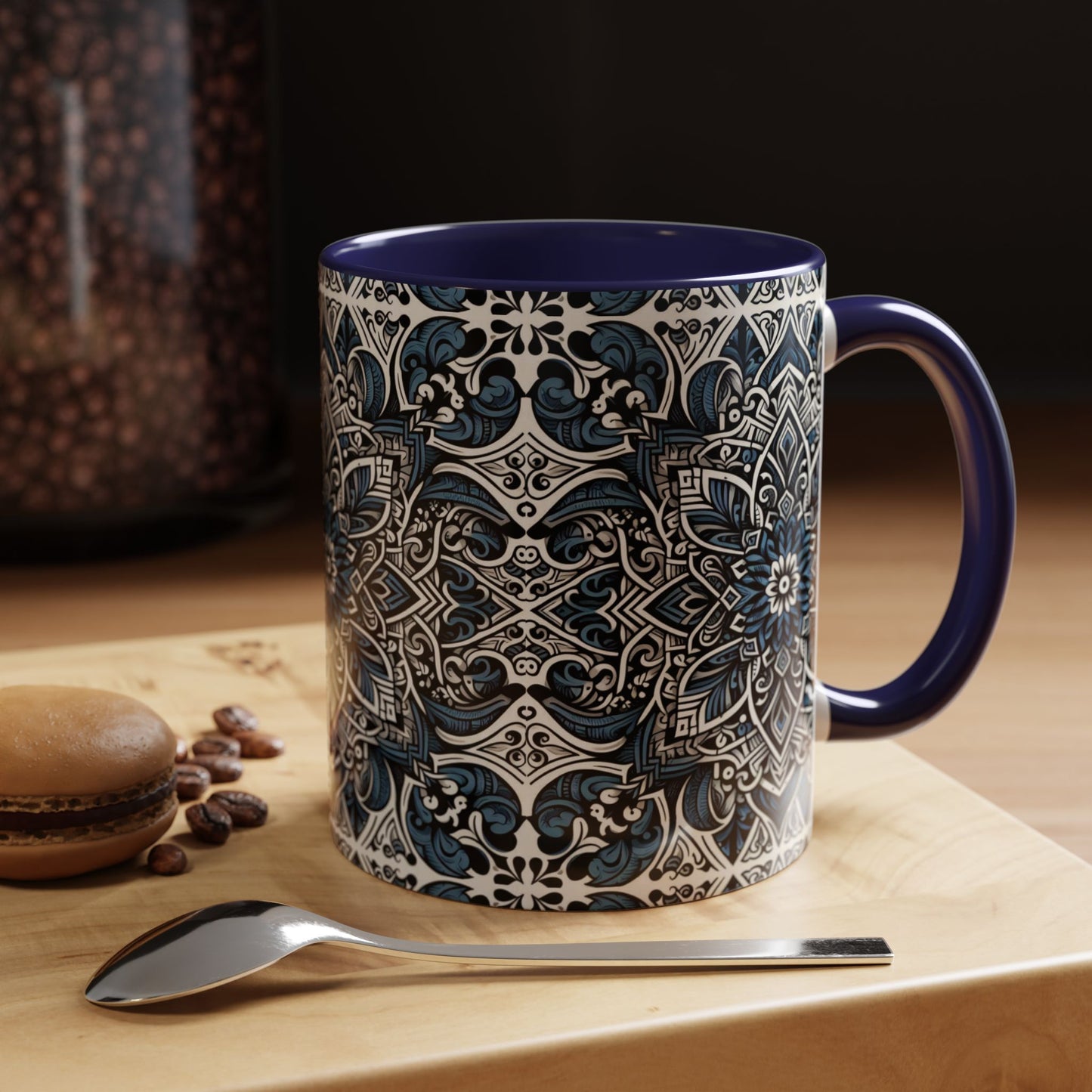 Indigo Bloom – Accent Mug