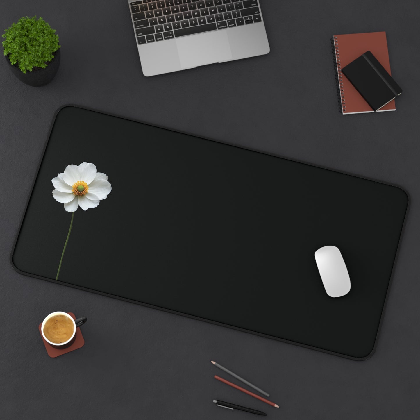 Quiet Bloom - Minimalistic Desk Mat