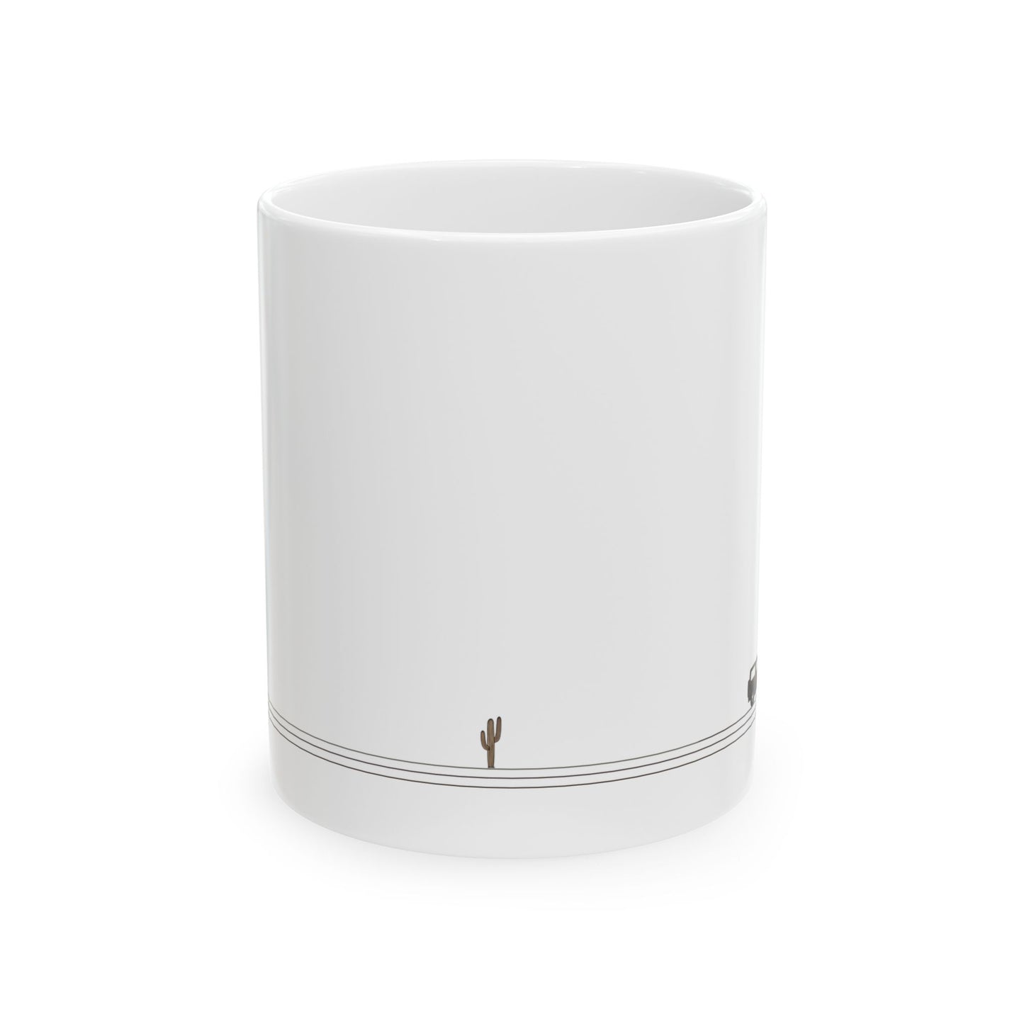 Desert Drive – Minimalist Ceramic Mug