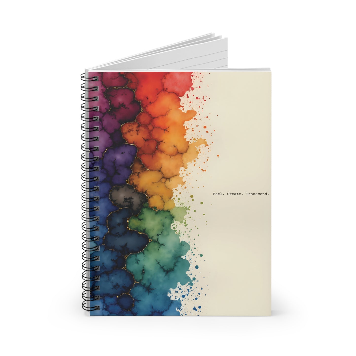 Navarasa Spectrum – Artistic Spiral Notebook