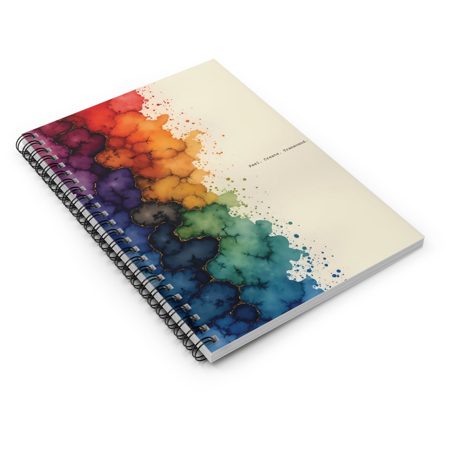 Navarasa Spectrum – Artistic Spiral Notebook
