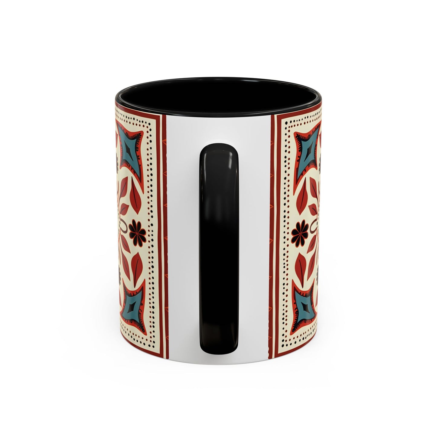 Crimson Orbit – Accent Mug