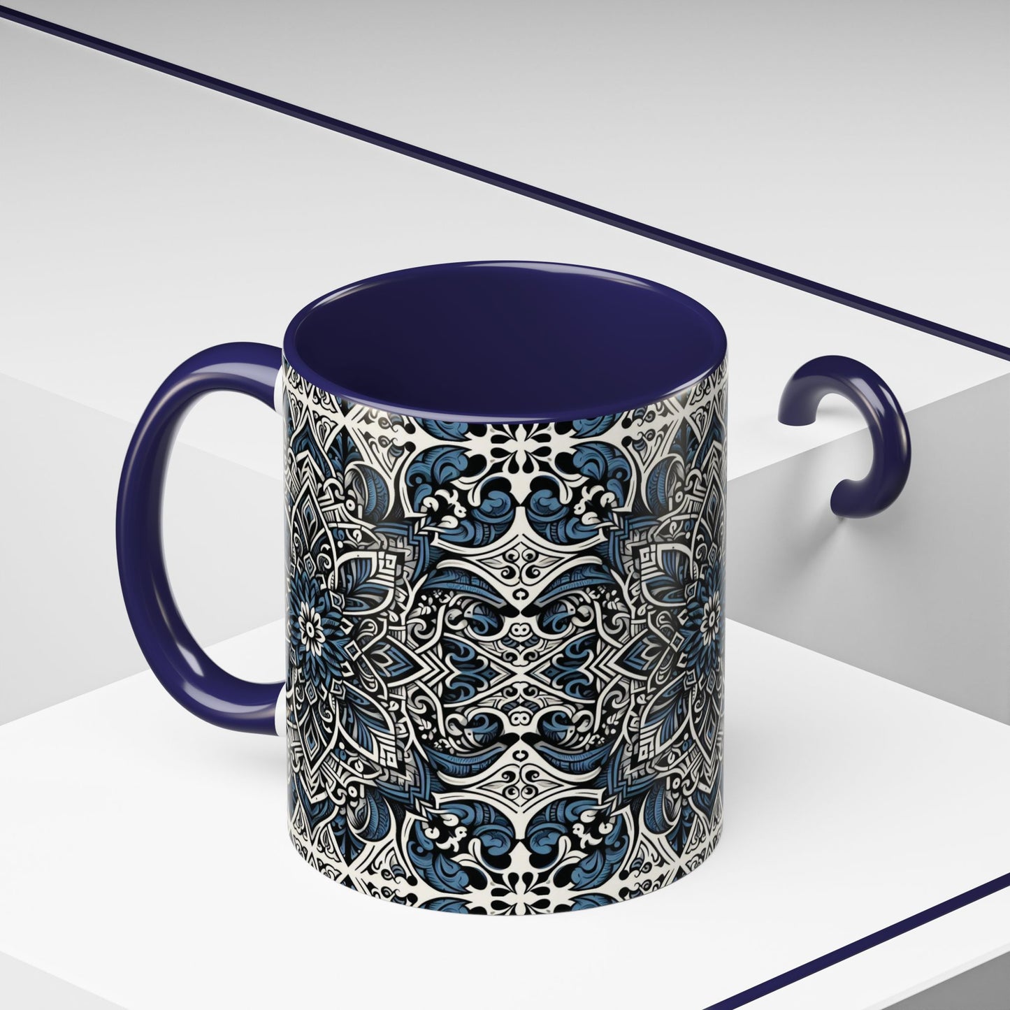 Indigo Bloom – Accent Mug