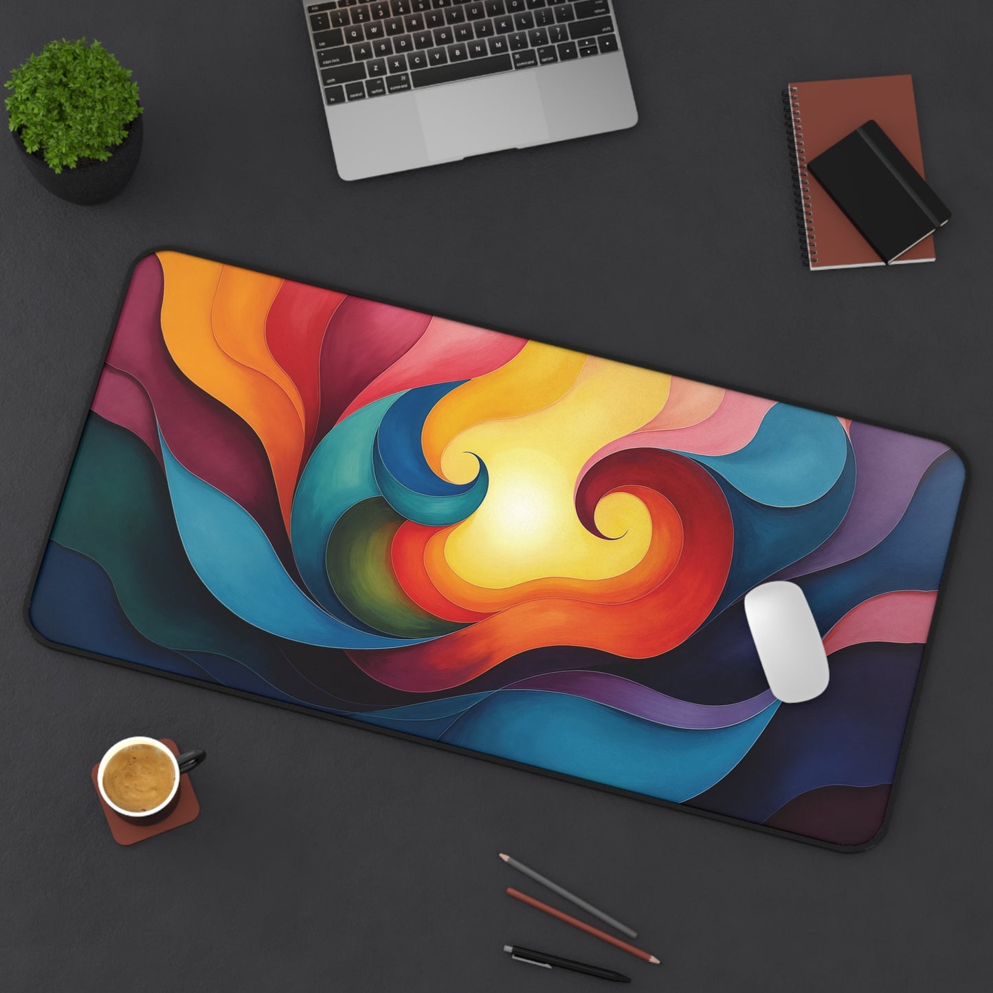 Harmonic Hue β Artistic Desk Mat