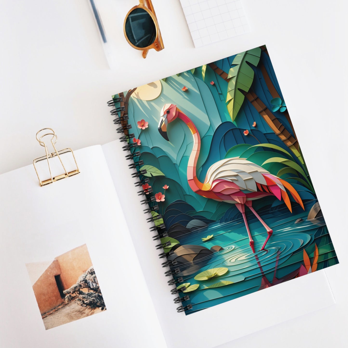 Flamingo Sojourn – Artistic Notebook