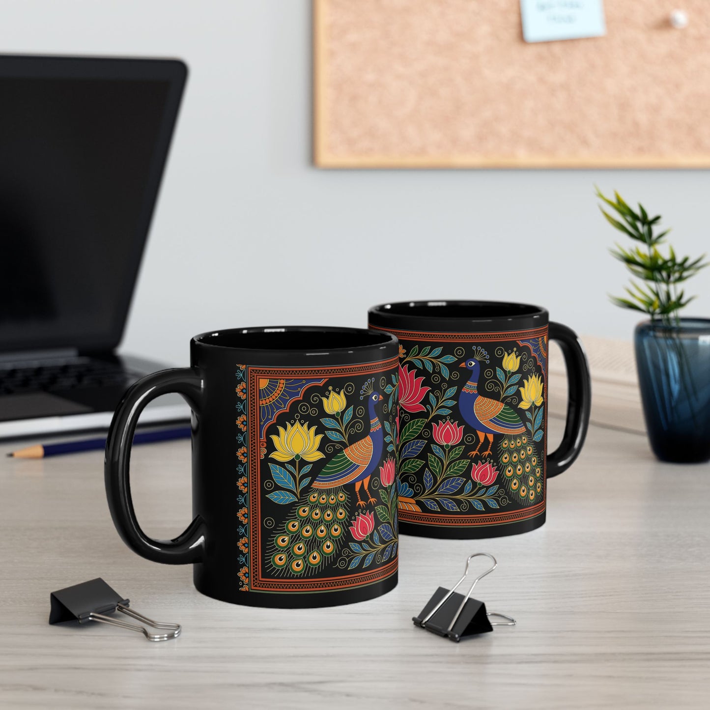 Whispers of Vrindavan – Artistic Ceramic Mug