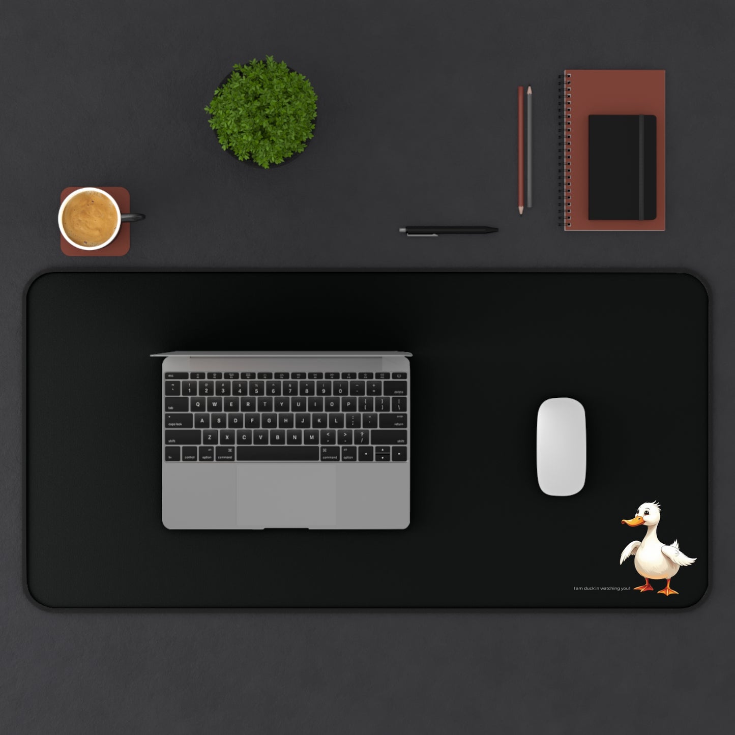Duck’in Watch – Minimalist Desk Mat