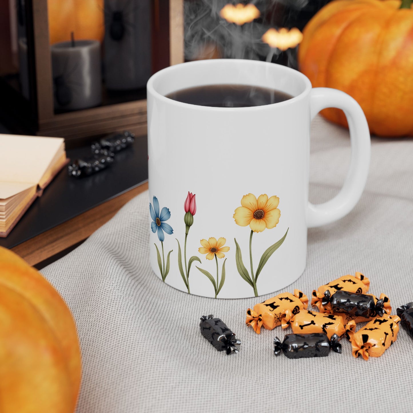 Garden Whispers – Minimalist Ceramic Mug
