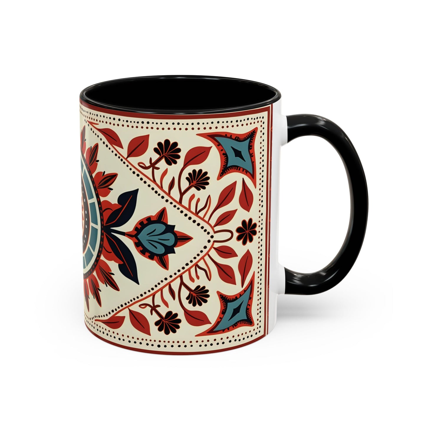 Crimson Orbit – Accent Mug