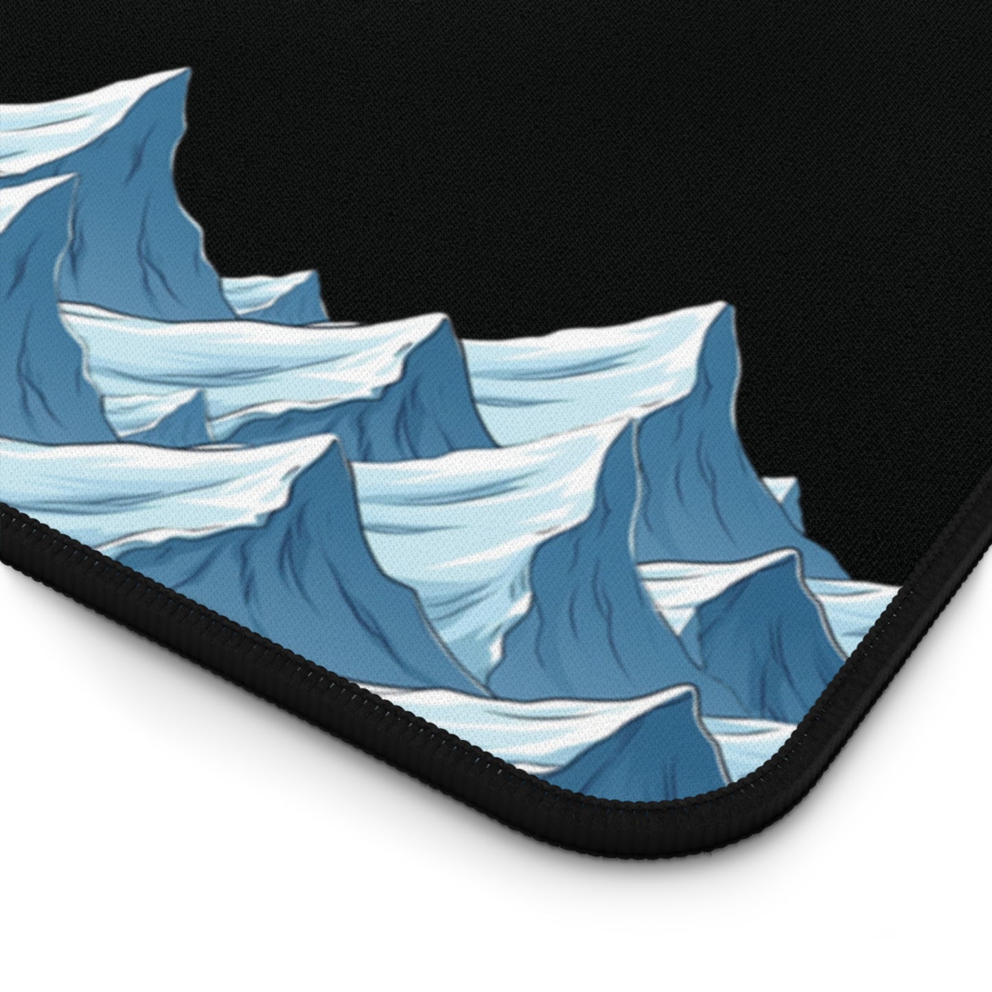 Frozen Edge – Minimalist Desk Mat