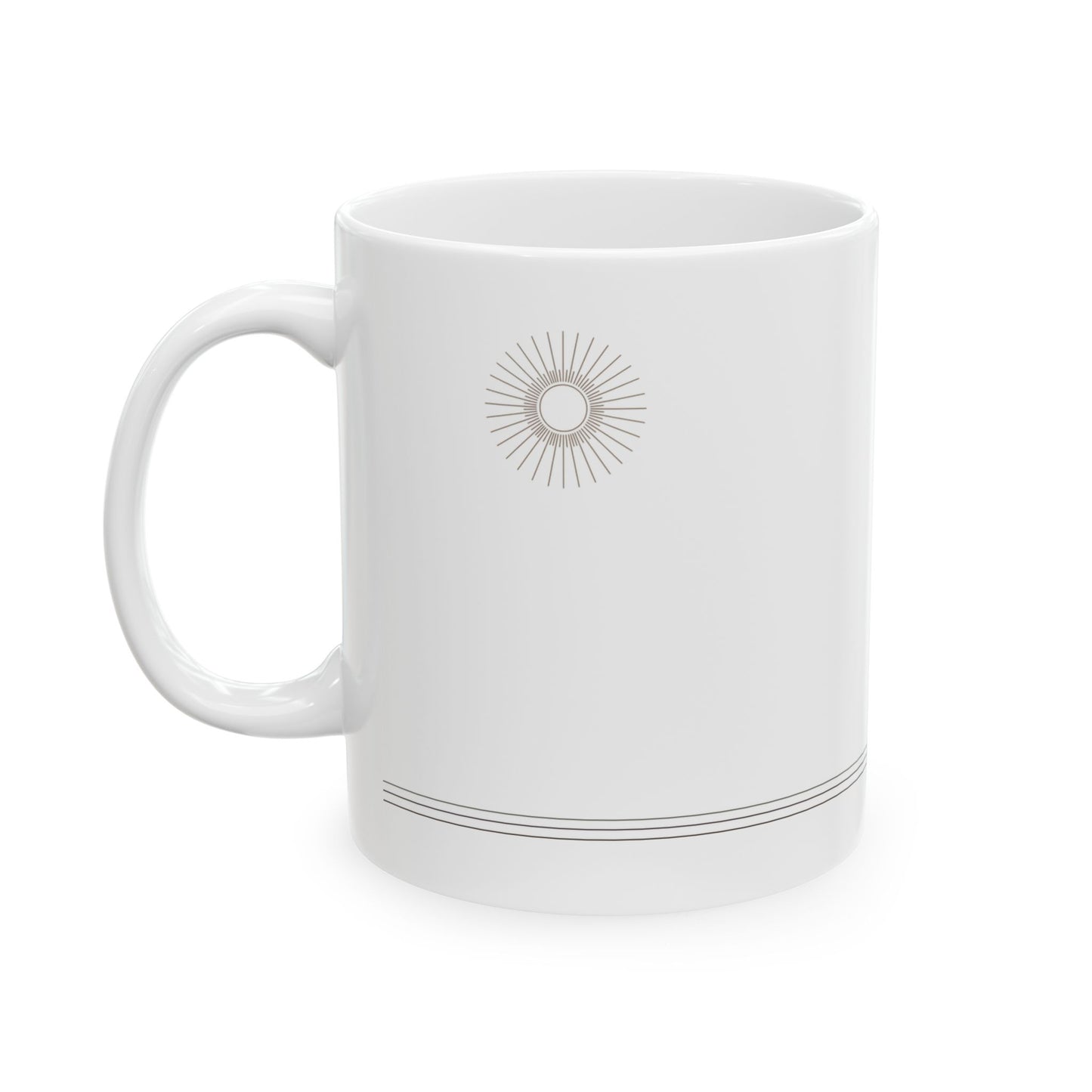 Desert Drive – Minimalist Ceramic Mug