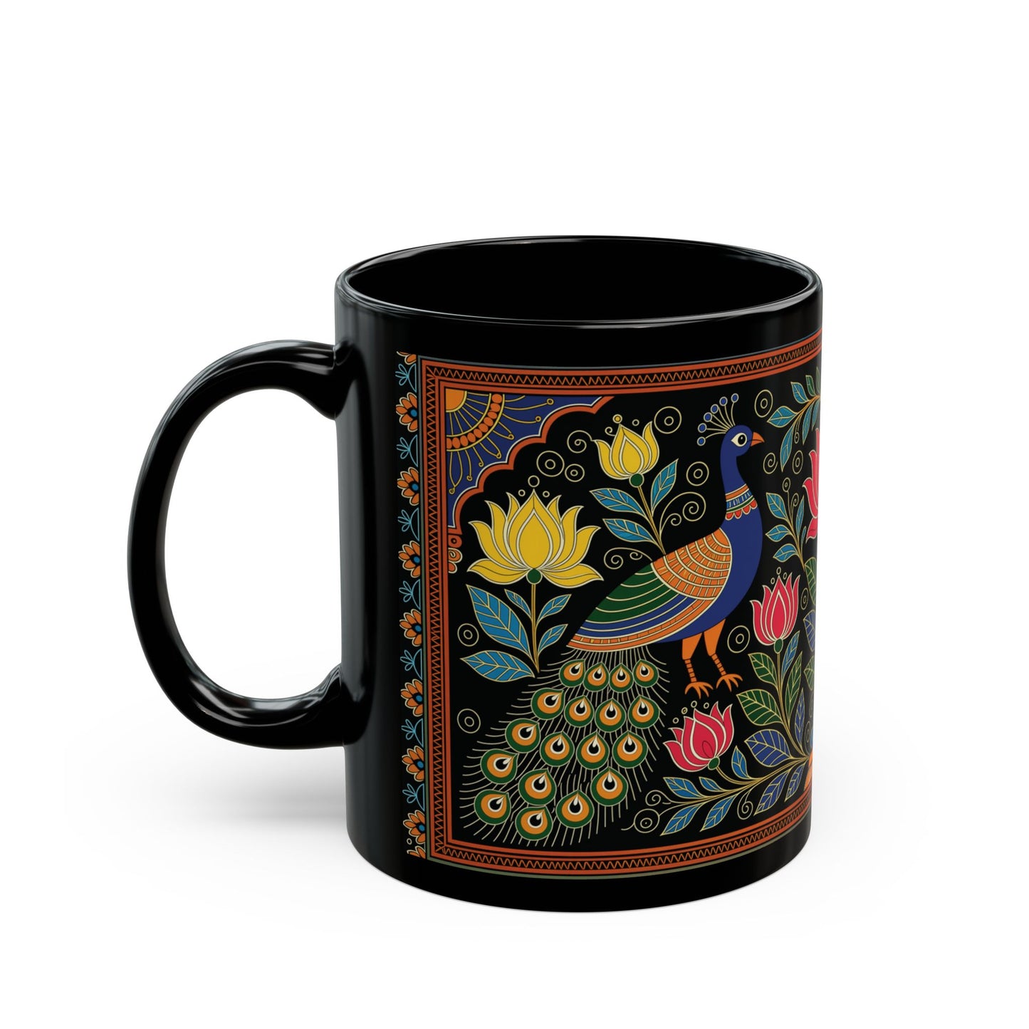 Whispers of Vrindavan – Artistic Ceramic Mug