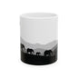 Elephants of Dusk – Minimalist Ceramic Mug