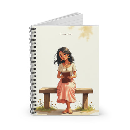 Optimistic – Minimalist Spiral Notebook