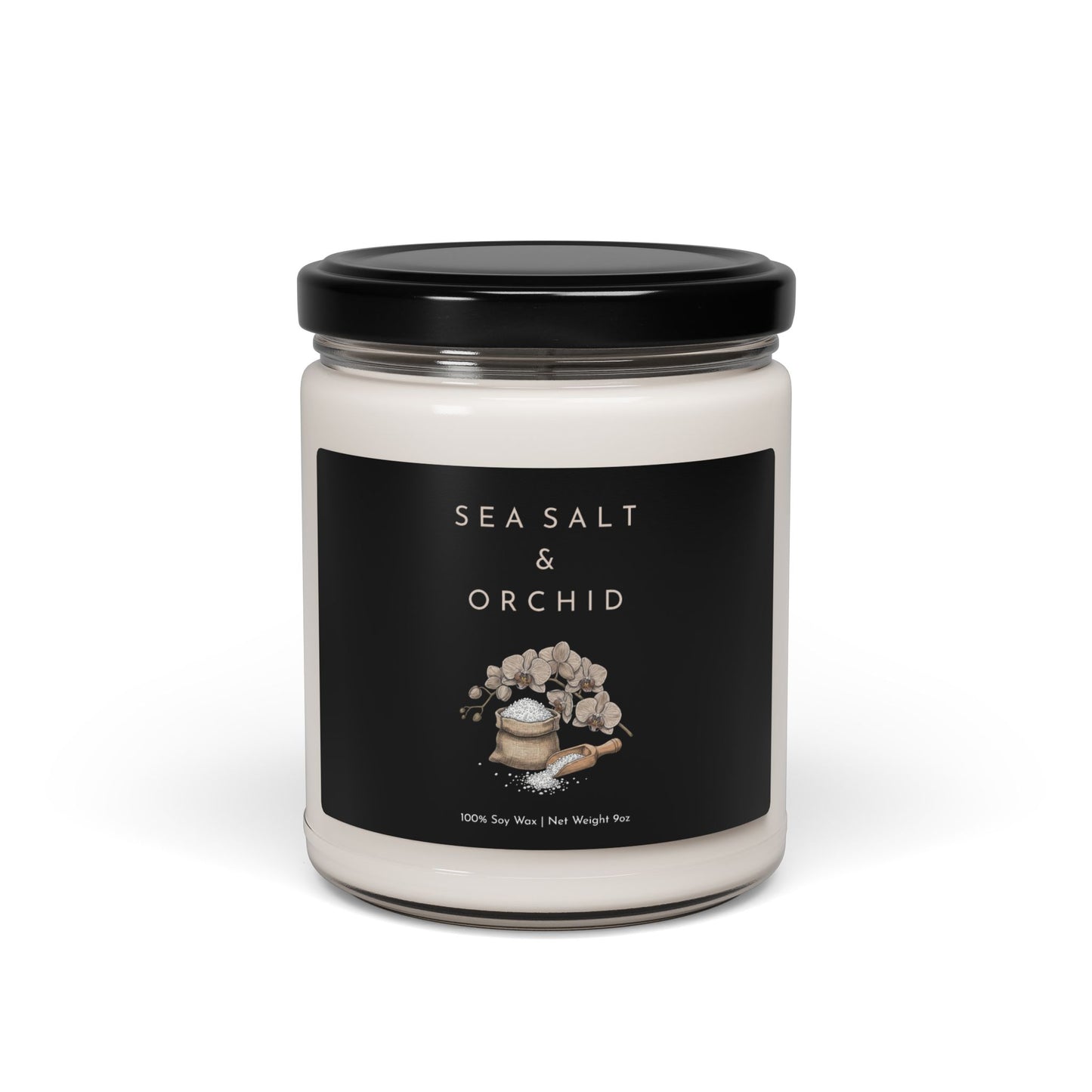 Clean Cotton Scented Soy Candle - 9oz  | Aromatherapy for Home & Gifts