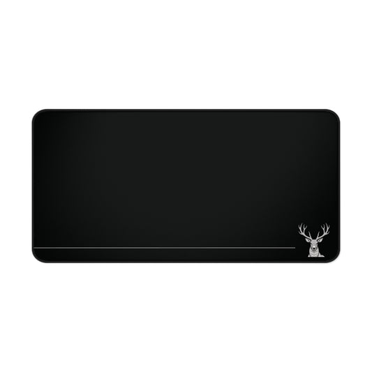 Crowned Stillness – Minimalist Desk Mat