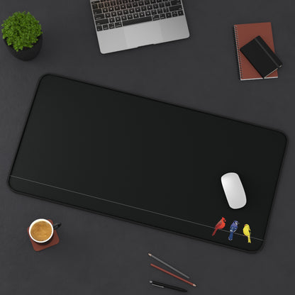 Whispering Birds – Minimalist Desk Mat