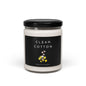 Clean Cotton Scented Soy Candle - 9oz  | Aromatherapy for Home & Gifts