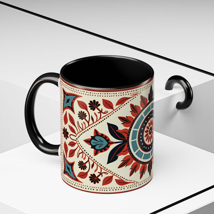 Crimson Orbit – Accent Mug