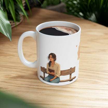 Love Is Just Around – Artistic Ceramic Mug