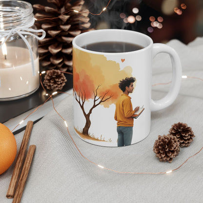 Love Is Just Around – Artistic Ceramic Mug