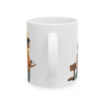 Love Is Just Around – Artistic Ceramic Mug