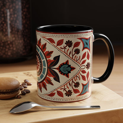 Crimson Orbit – Accent Mug