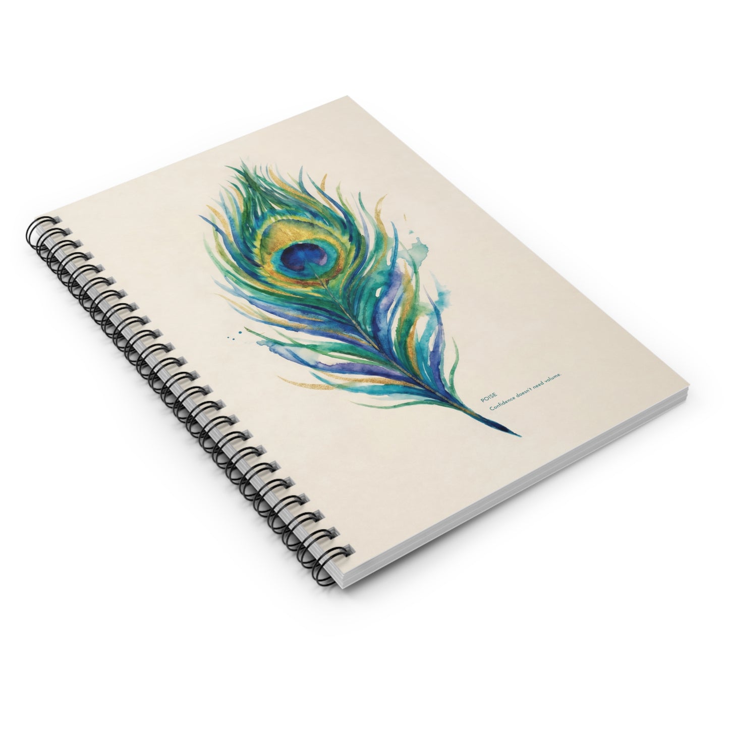 Peacock Plume - Artistic Notebook