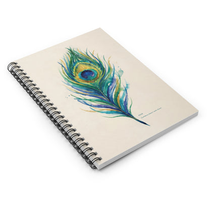 Peacock Plume - Artistic Notebook