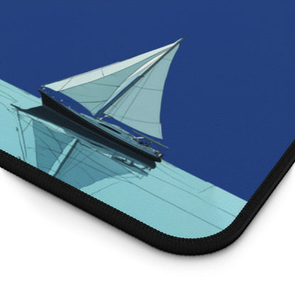 Tranquil Voyage – Minimalist Desk Mat