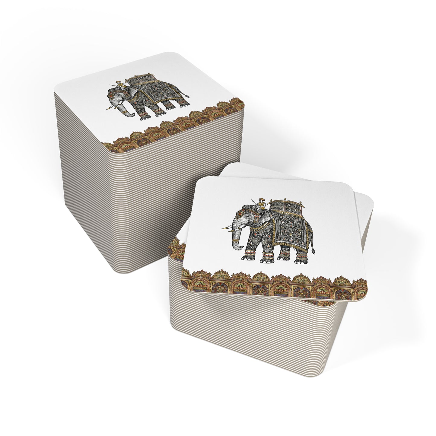 Coasters Indian Elephant Design Set