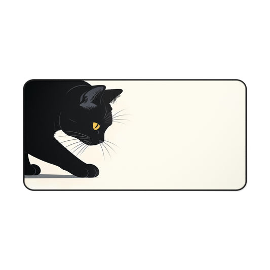 Curious Cat - Minimalistic Desk Mat