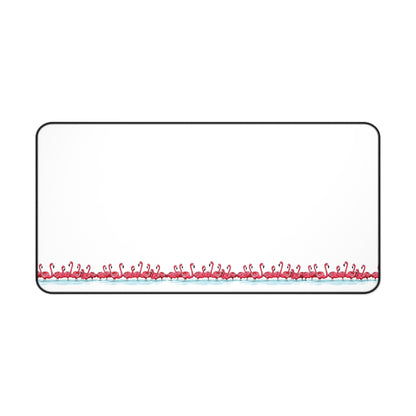 Flamingo Parade – Minimalist Desk Mat
