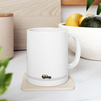 Desert Drive – Minimalist Ceramic Mug