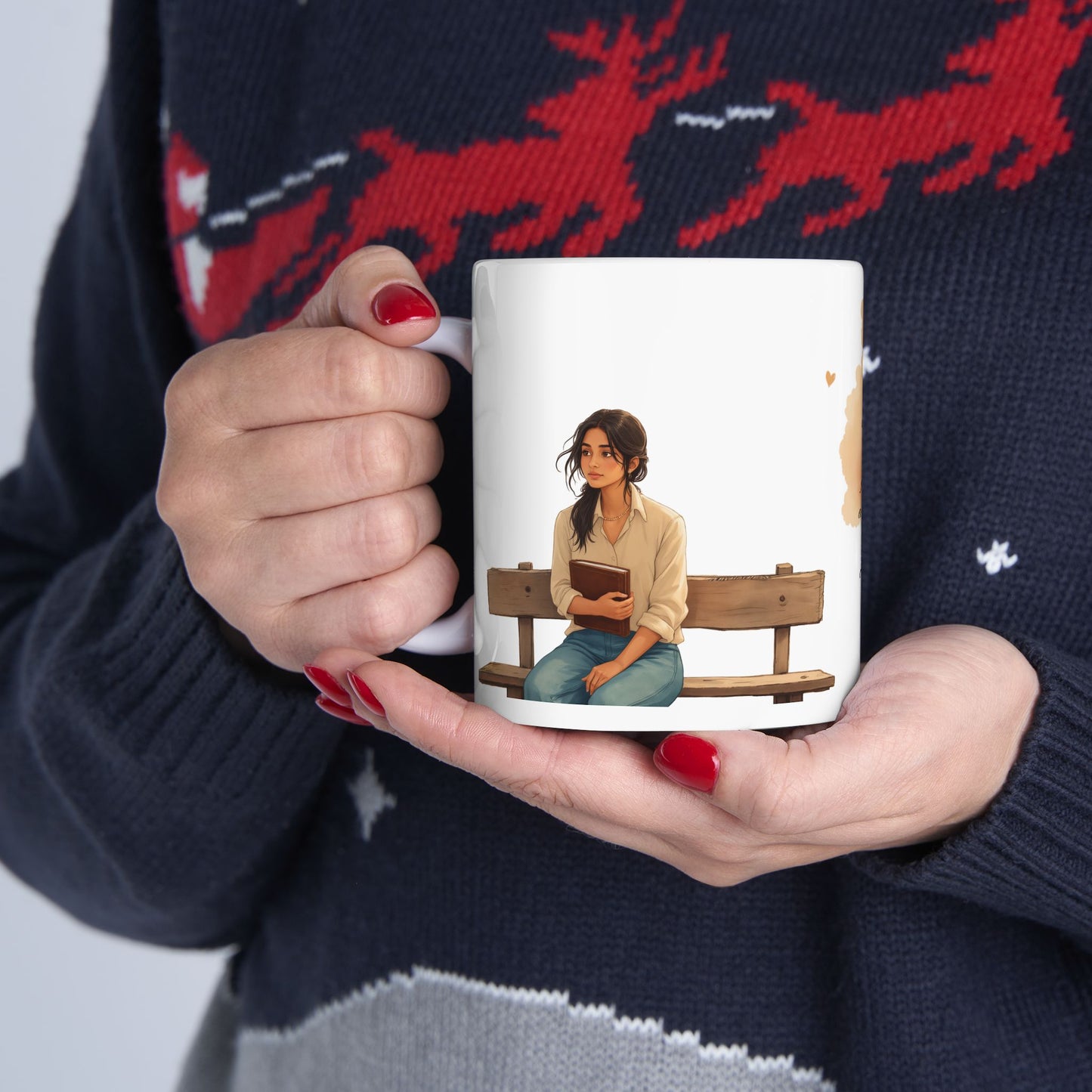 Love Is Just Around – Artistic Ceramic Mug