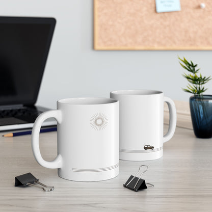 Desert Drive – Minimalist Ceramic Mug