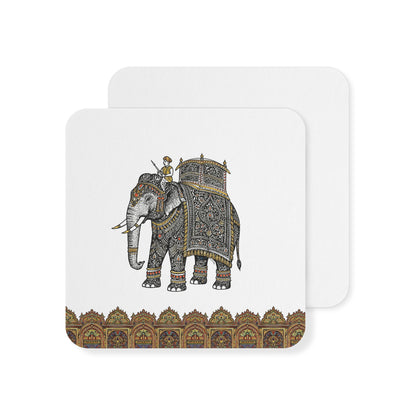 Coasters Indian Elephant Design Set