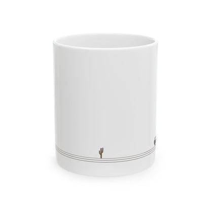 Desert Drive – Minimalist Ceramic Mug