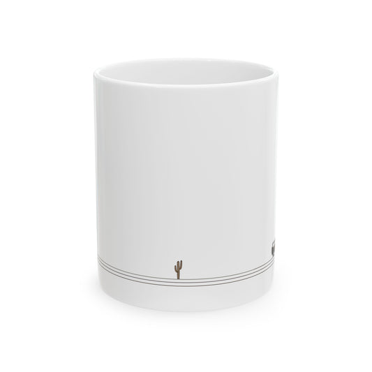 Desert Drive – Minimalist Ceramic Mug